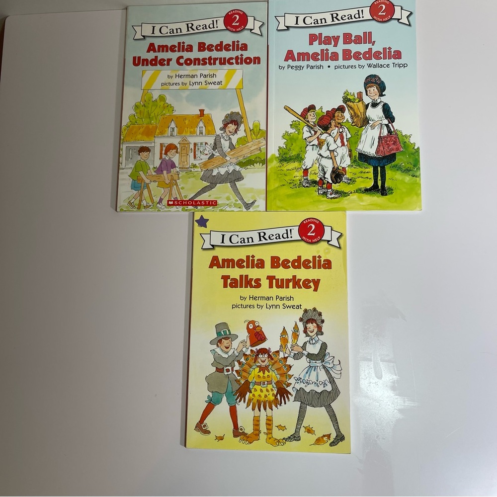 Lot Of 3 I CAN READ AMELIA BEDELIA Level 2 Books paperback
